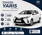 🚗 Toyota Yaris 2023 Available for Rent! 🚗